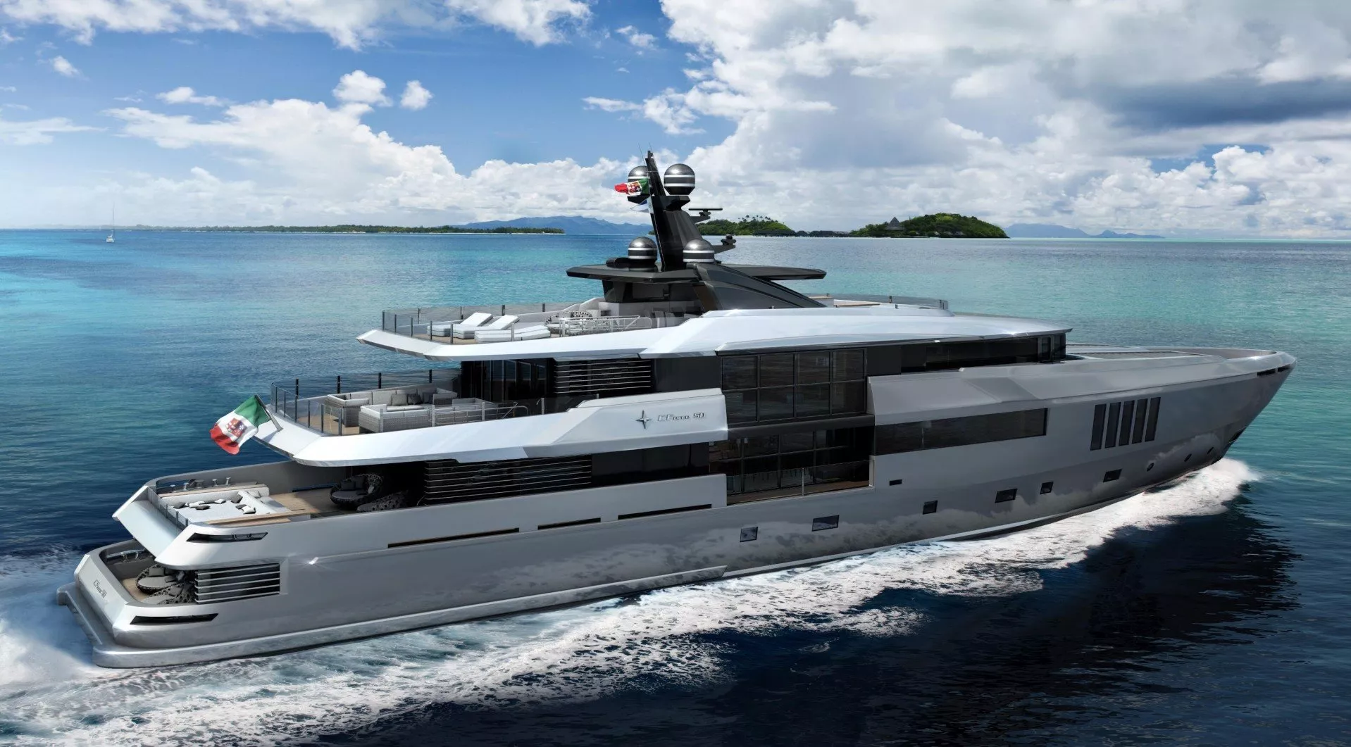 ADMIRAL C-FORCE 50 Meters Tri-deck “Steel”