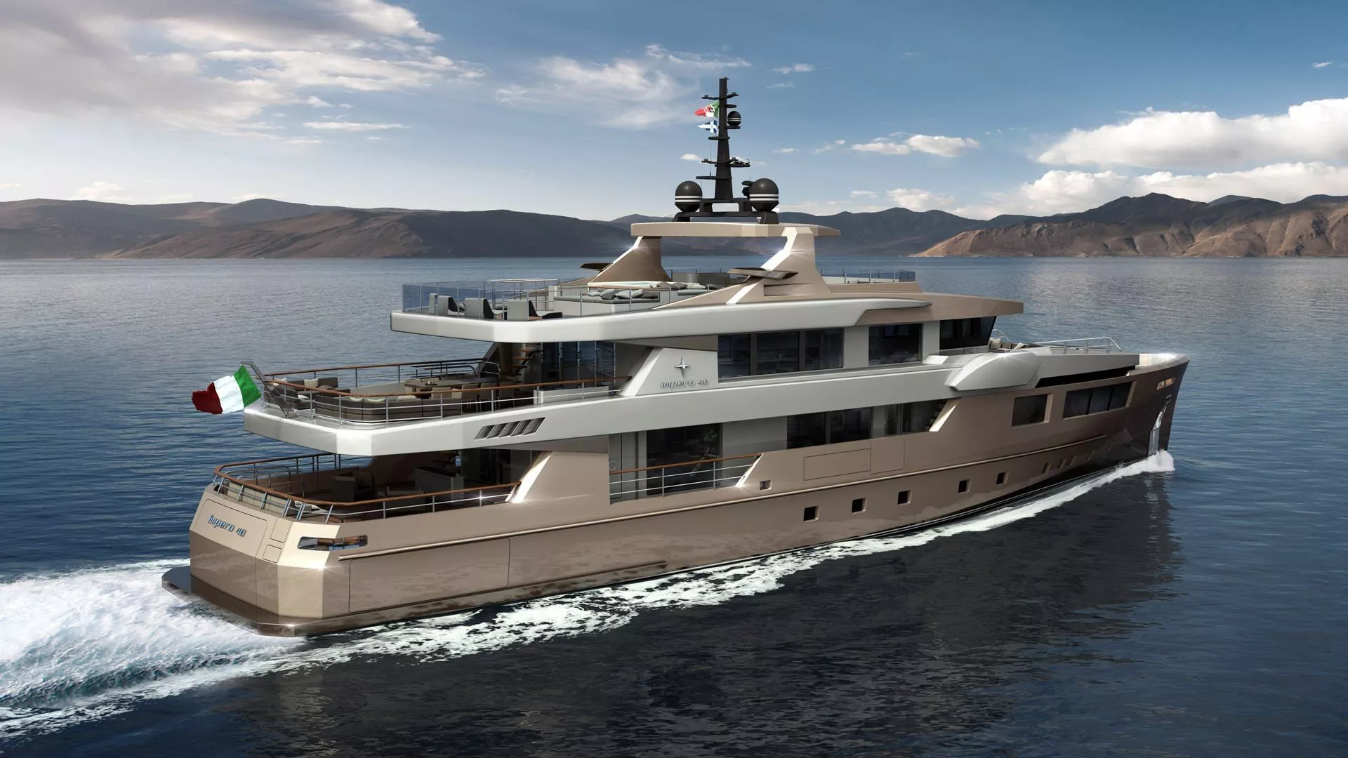 ADMIRAL IMPERO 40 Meters Tri-deck “Alloy”